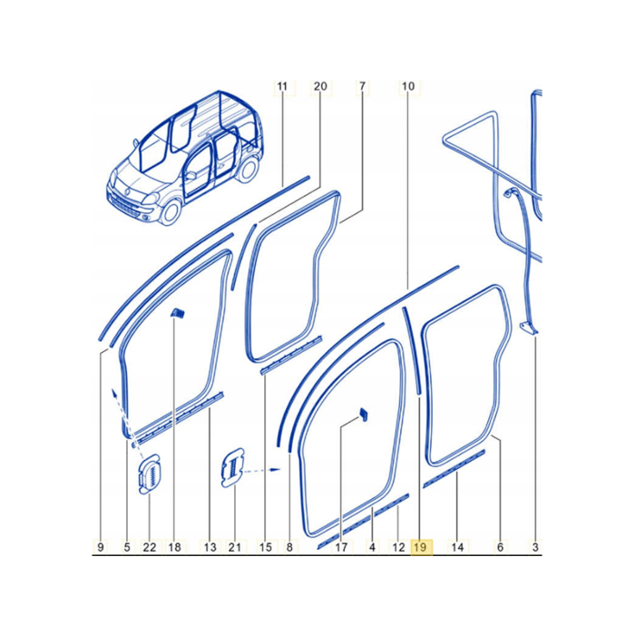 Renault Rubber Afdichting