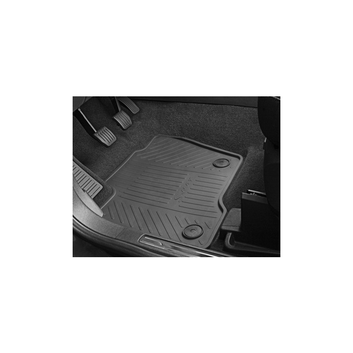 Ford S-MAX (05/2015 - 06/2019) floor mats all-weather front, black