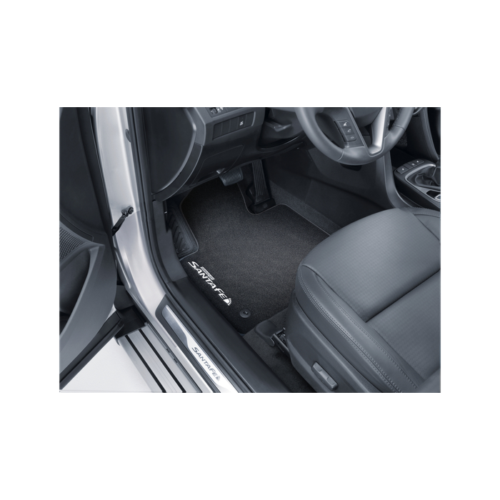 Hyundai Grand Santa Fe (2013 - 2019) floor mats, velour, LHD