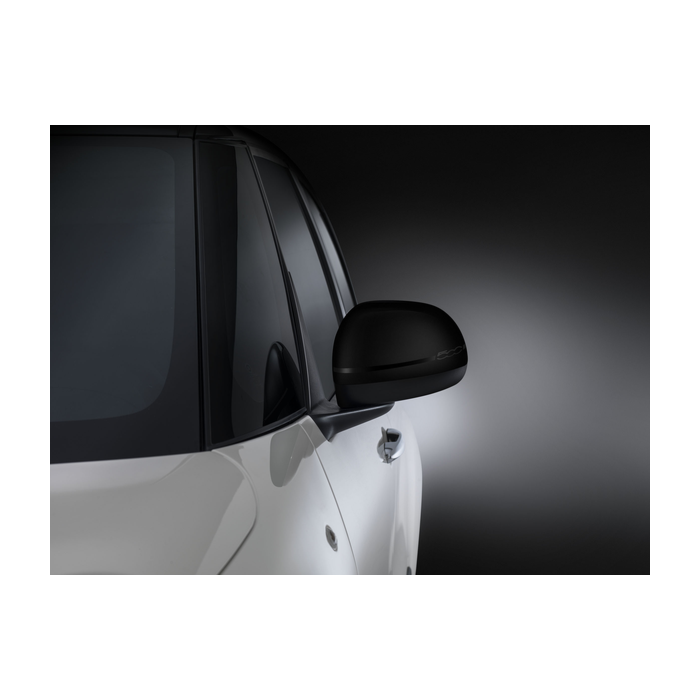 Fiat 500L mirror caps ceramic black