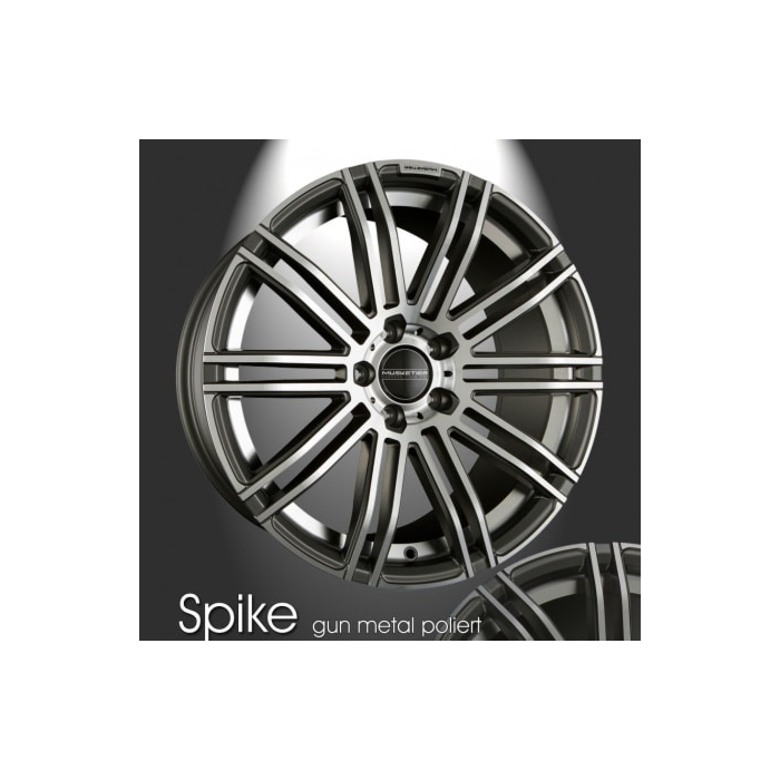 Musketier Peugeot 308 (2013 - ..) alloy wheel Spike 8,5x19 gun metal polished