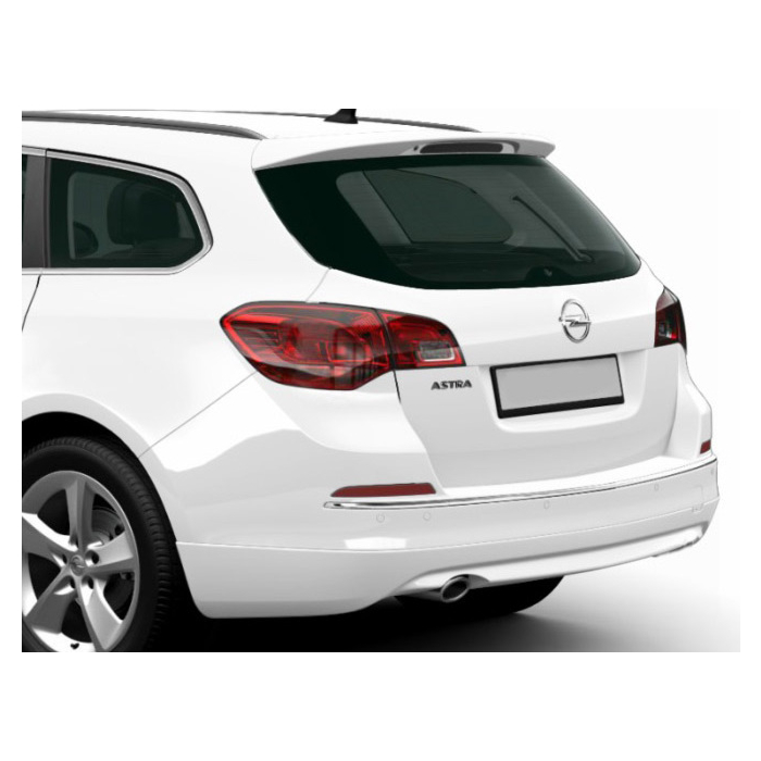 Opel Astra J Sports Tourer OPC-line rear bumper spoiler 2009 - 2012 with chromed