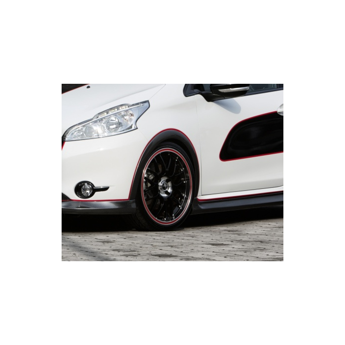 Musketier Peugeot 208 (2012 - 2019) wheelarch extenders carbon-look