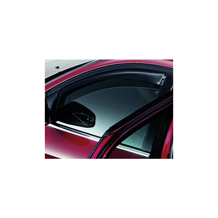 Ford Focus 07/2004 - 2011 hatchback ClimAir, wind deflector for front door windows, dark grey