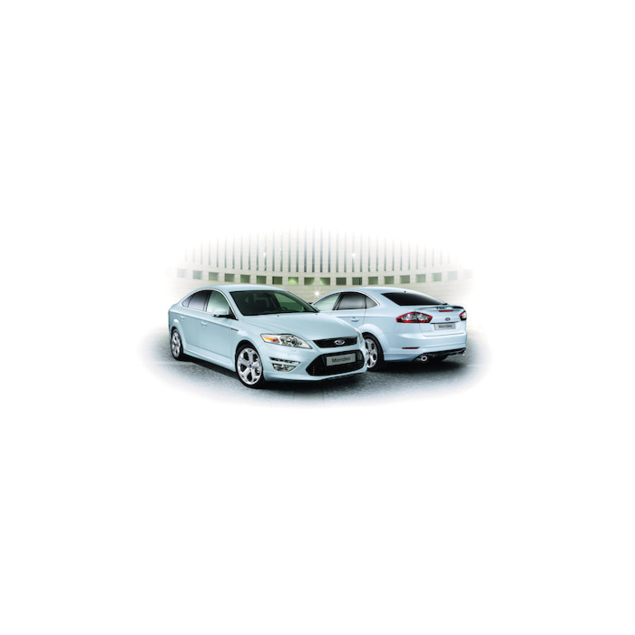 Ford Mondeo 03/2007 - 08/2014 rear lower bumper diffuser black
