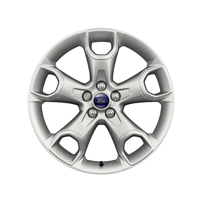 Ford Kuga (11/2012 - 11/2019) alloy wheel 19" 5-spoke design, sparkling silver