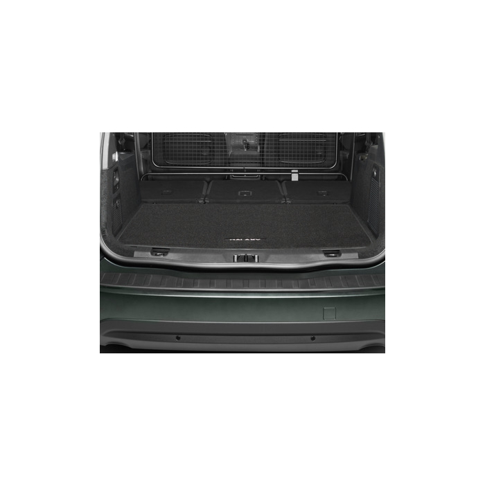 Ford Galaxy (06/2015 - 09/2018) luggage mat, black, with Galaxy logo