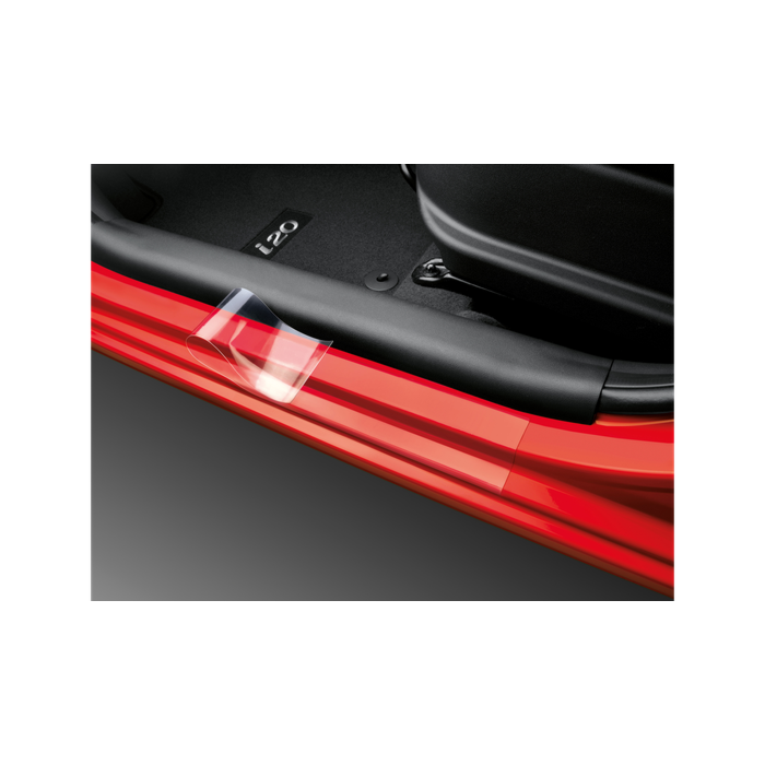 Hyundai i20 5-drs (2012 - 2015) door sill protection foils, transparent
