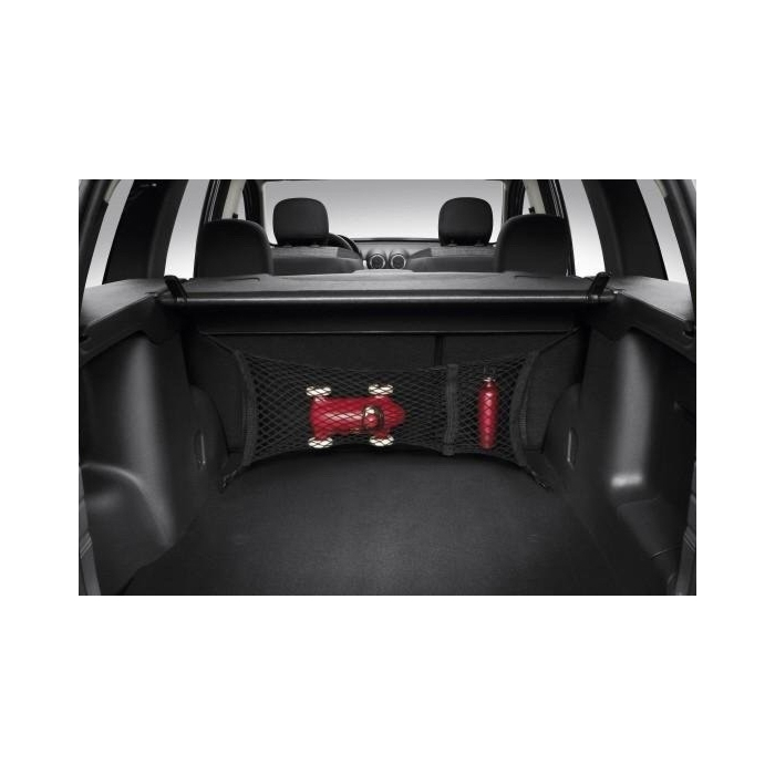 Dacia Duster 2014 - 2018 opbergnet kofferbak verticaal