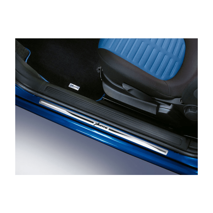 Fiat Punto 3-drs scuff plates stainless steel