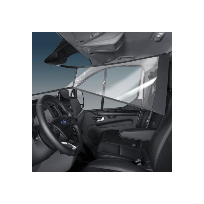 Ford Tourneo Custom (08/2012 - 09/2023) flexibele scheidingswand beschermingswand, transparant