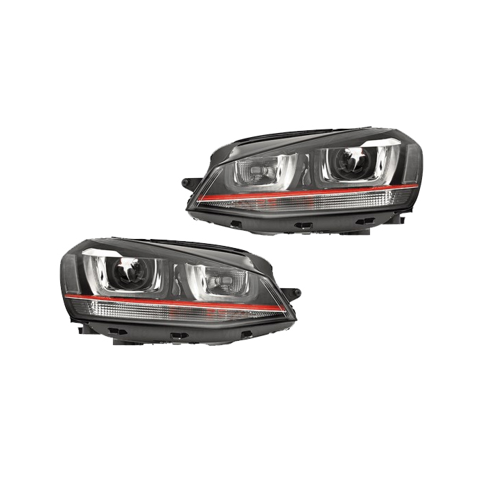 Volkswagen Golf 7 GTI headlights set LED, Bi-Xenon