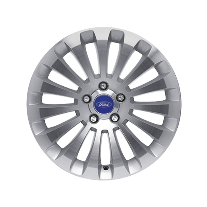 Ford Mondeo (03/2007 - 08/2014) alloy wheel 17" 15-spoke design, polished silver