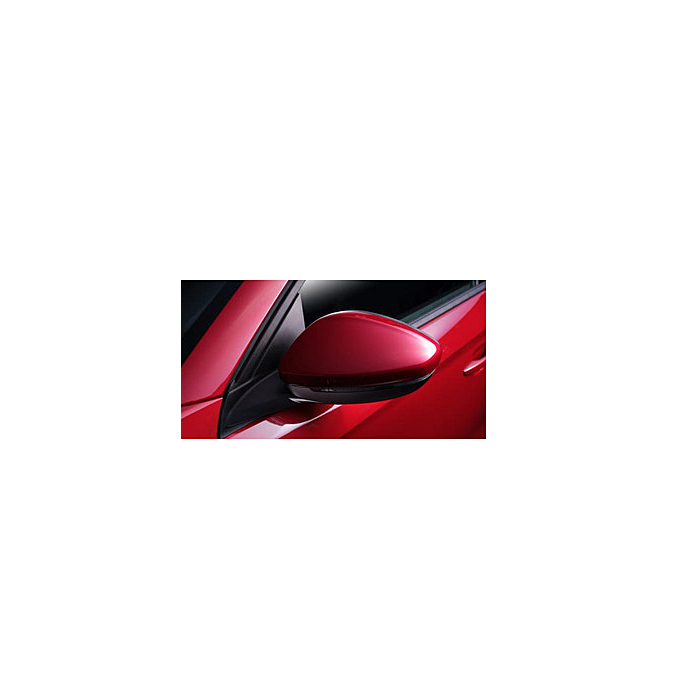 Opel Corsa F mirror caps red