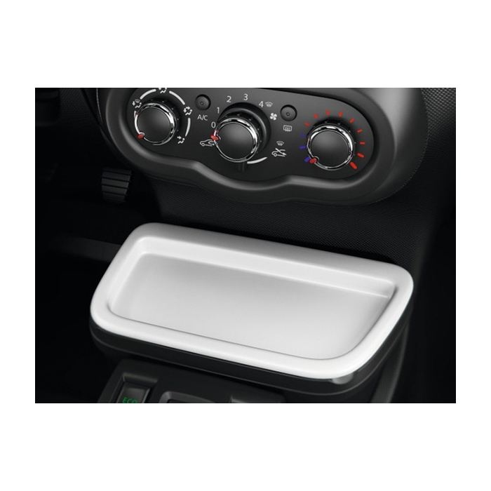 Renault Twingo (2014 - 2021) storage compartment with cover white