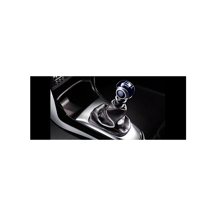 Citroën versnellingspookknop 5-versnellingen Artic wit & Satin chrome