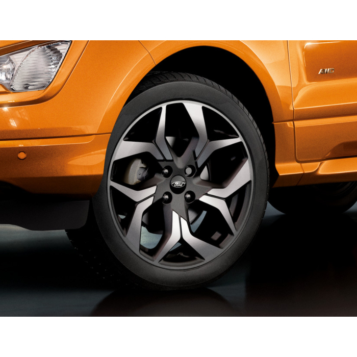 Ford EcoSport (10/2013 - 2023) alloy wheel 18" 5-spoke design, Absolute Black/Machined