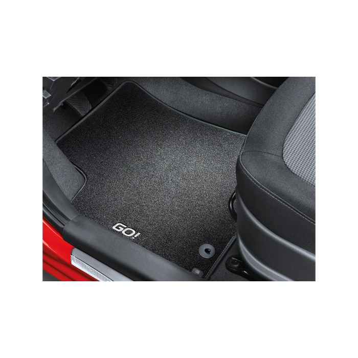 Hyundai i20 3-drs (2012 - 2015) floor mats, velour, GO! special edition, LHD