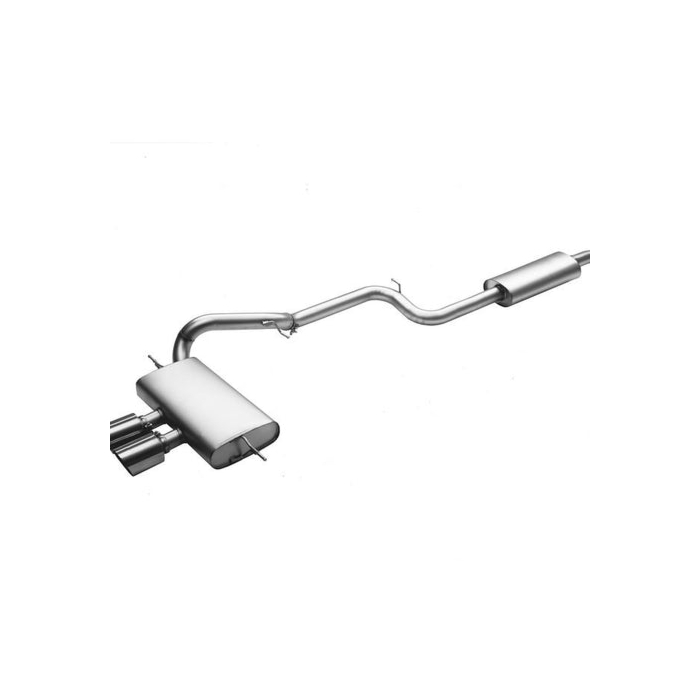 Ford Focus (09/2014 - 03/2018) ST Remus Sport exhaust system stainless steel, with chrome tailpipes