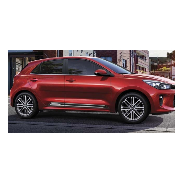 Kia Rio 2017 - .. design trims in glossy black with silver inlay