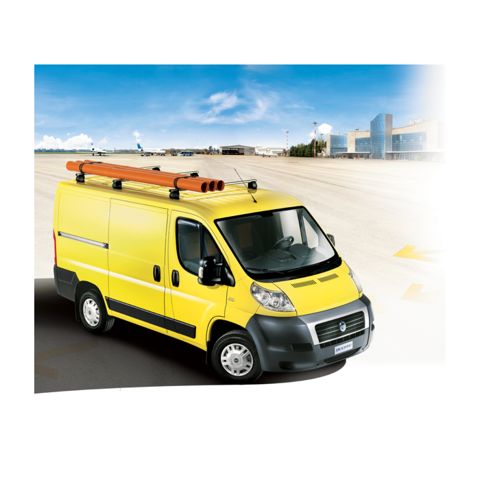 Fiat Ducato 2014 - .. roof base carrier aluminium (3 pieces)