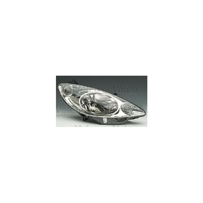 Peugeot 1007 head lights chrome