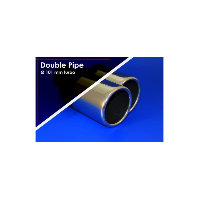 Musketier Citroën C4 Aircross sporteinddemper li/re, 2xØ101 mm T duplex