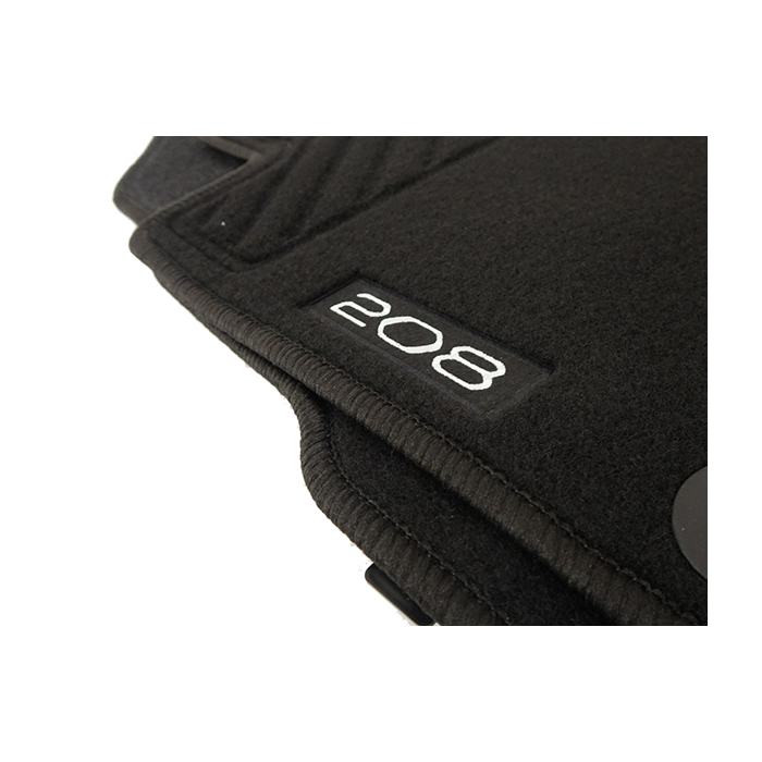 Peugeot 208 (2019 - ..) floor mats needle felt