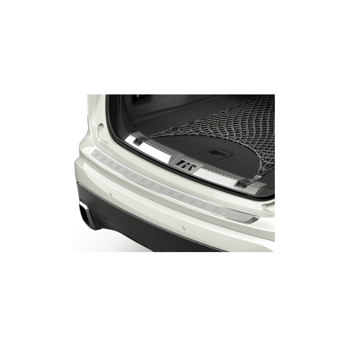 Ford Edge (01/2016 - ..) bumper protector plate, preformed, polished and brushed stainless steel