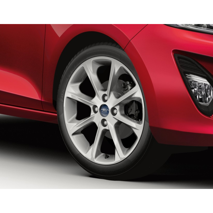 Ford FIESTA - FIESTA VAN ALLOY WHEEL 17" 12-SPOKE DESIGN, SPARKLE SILVER, 2017 - 2021