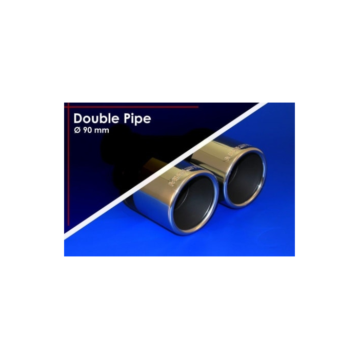 Musketier Peugeot 2008 sport exhaust 2xØ90 mm