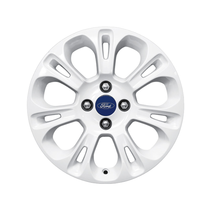 Ford alloy wheel 15" 7x2-spoke design white