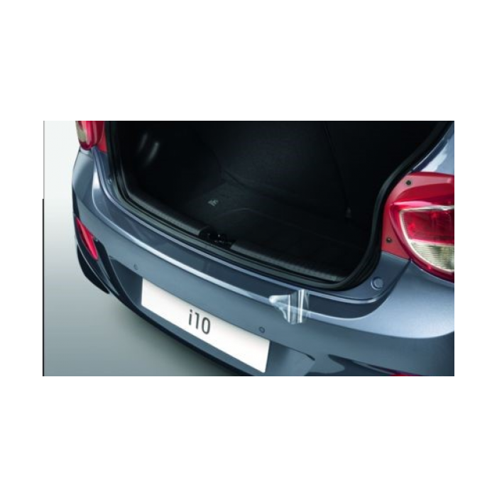 Hyundai i10 (2017 - ..) rear bumper protection foil, transparent