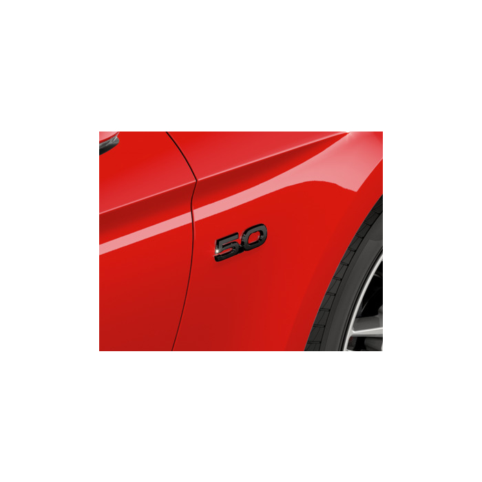 Ford Mustang (03/2015 - 03/2023) 5.0 emblem right side, black