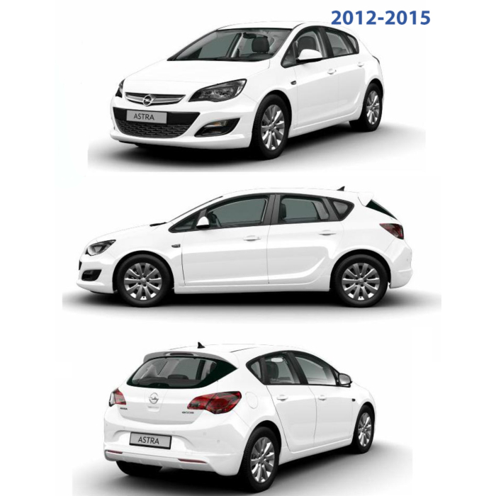 Opel Astra J 5-drs OPC-line kit 2012 - 2015 with sports exhaust