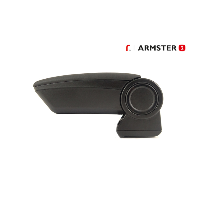 Armrest Peugeot 208 (2012 - 2019) Armster 3 black faux leather upholstery