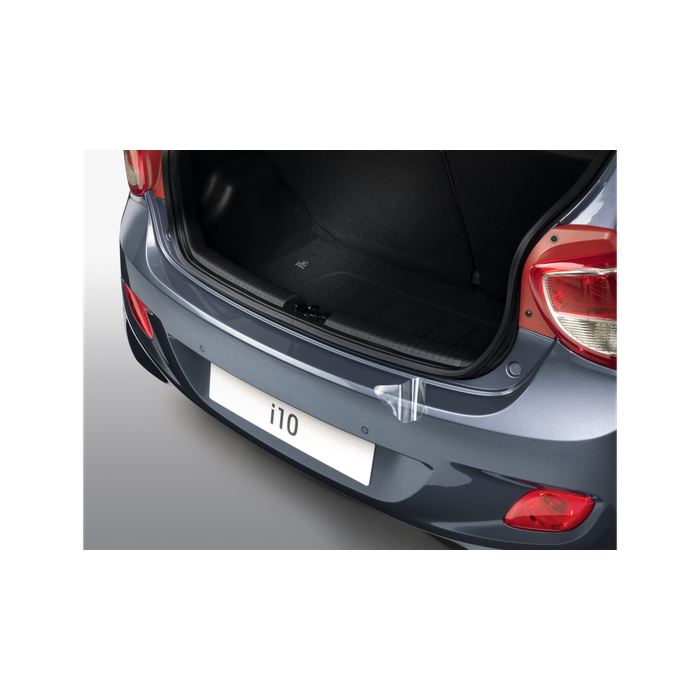 Hyundai i10 (2014 - 2017) rear bumper protection foil, transparent