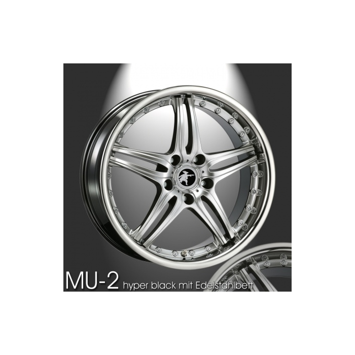 Musketier Citroën C5 2008 - .. alloy wheel MU-2 9Jx20 hyper black with stainless steel
