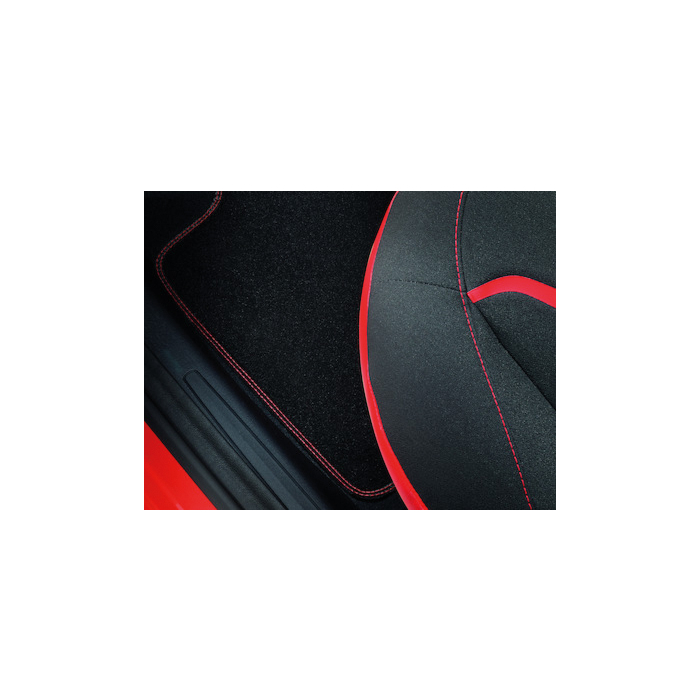 Ford Ka 09/2013 - 2016 floor mats, premium velours rear, black