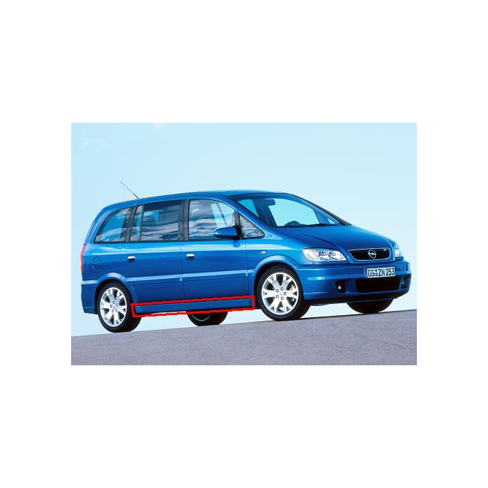 Opel Zafira A OPC side skirt right
