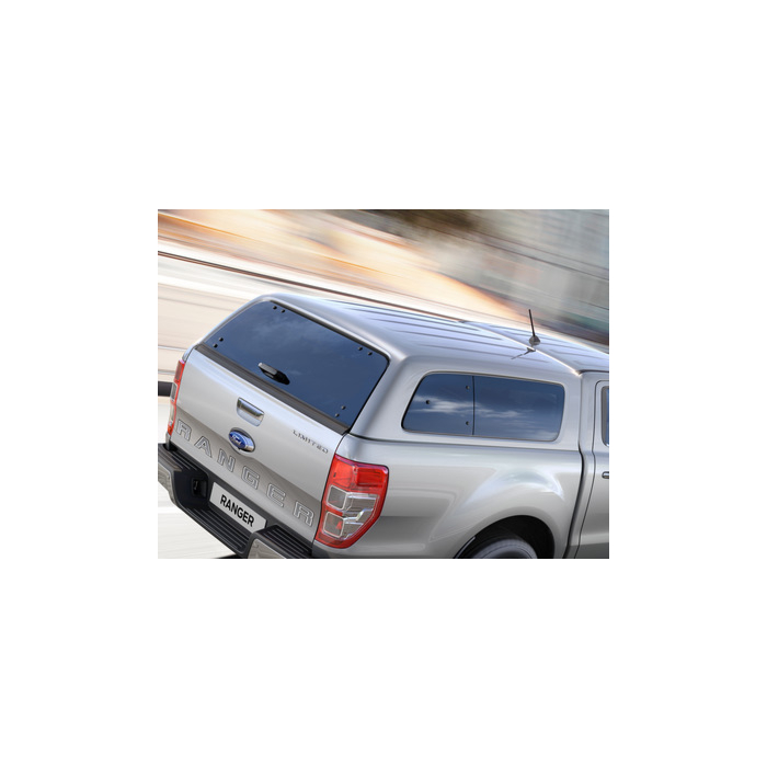 Ford Ranger (02/2019 - ..) RAP Cab hard top with side windows, Moondust Silver