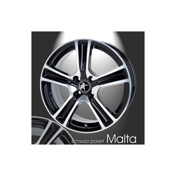Musketier Citroën Berlingo 3 alloy wheel Malta 6,5x15 black polished