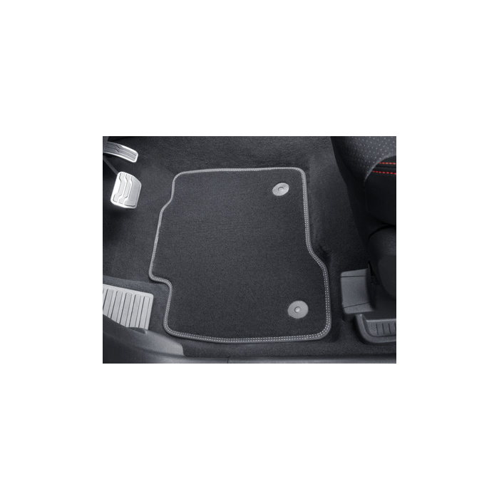 Ford S-MAX (06/2015 - 06/2019) floor mats Premium velour front and rear, black