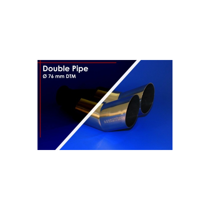 Musketier Citroën C4 Aircross sport exhaust left/right, 2xØ76 mm DT duplex