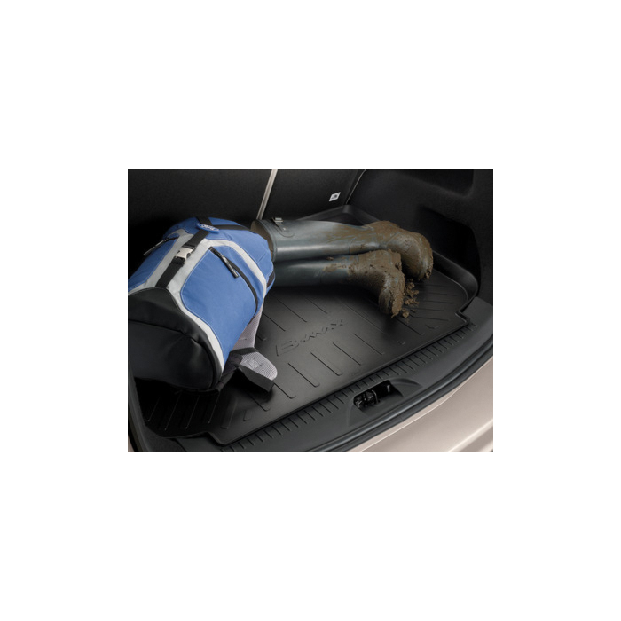 Ford B-MAX 2012 - 2018 luggage compartment anti-slip mat black, with B-MAX logo