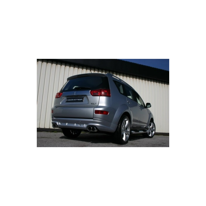 Musketier Peugeot 4007 rear bumper for left/right exhaust for with towbar