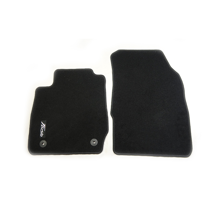 Ford Fiesta (23/02/2011 - 06/2017) velour floor mats black front side