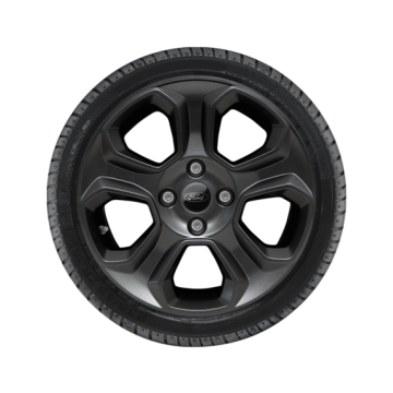 Ford EcoSport (10/2017 - ..) alloy wheel with winter tire 16", 5-spoke design, black
