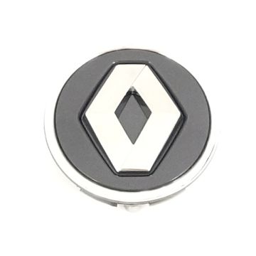 Renault hub cap grey / chrome 58mm