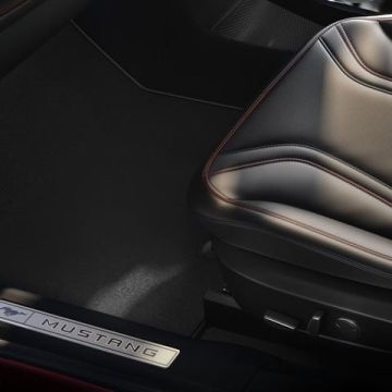 Ford Mustang Mach-E (07-2020 - ..) floor mats Premium velour front, black RHD